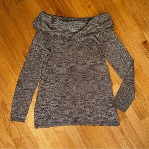 White House Black Market - Charcoal Sweater/Shirt